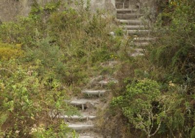 steps by Lake Cui Cocha